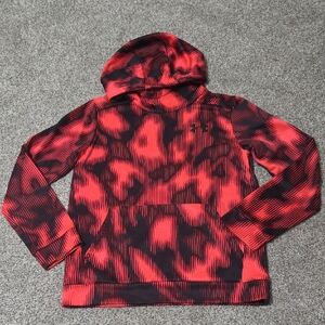 Under Armour Orange and Black Fleece Hoodie